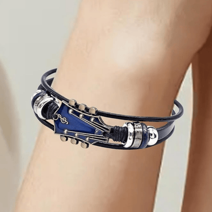 Sandsberg | Lederarmband mit gitarreninspiriertem Design