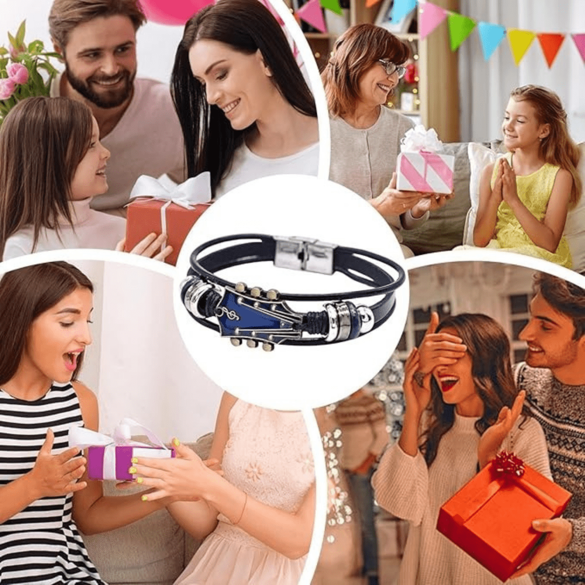 Sandsberg | Lederarmband mit gitarreninspiriertem Design