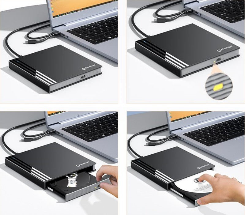 Sandsberg | Externer USB DVD-Brenner mit externem CD-Laufwerk