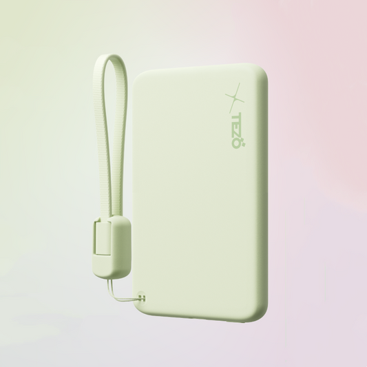 Sandsberg | Ultra-Dünne Farbige Magnetische Lade-Powerbank Mit Eingebautem Lanyard