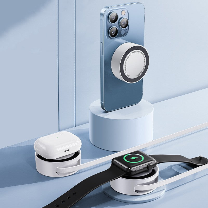 Sandsberg | 3-in-1 tragbares magnetisches kabelloses Ladegerät
