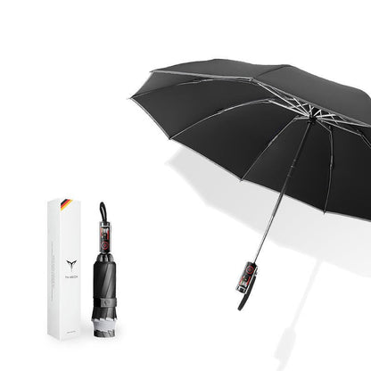 Sandsberg | Super-dick Vollautomatischer Umkehr-Sonnen- und Regenfaltregenschirm
