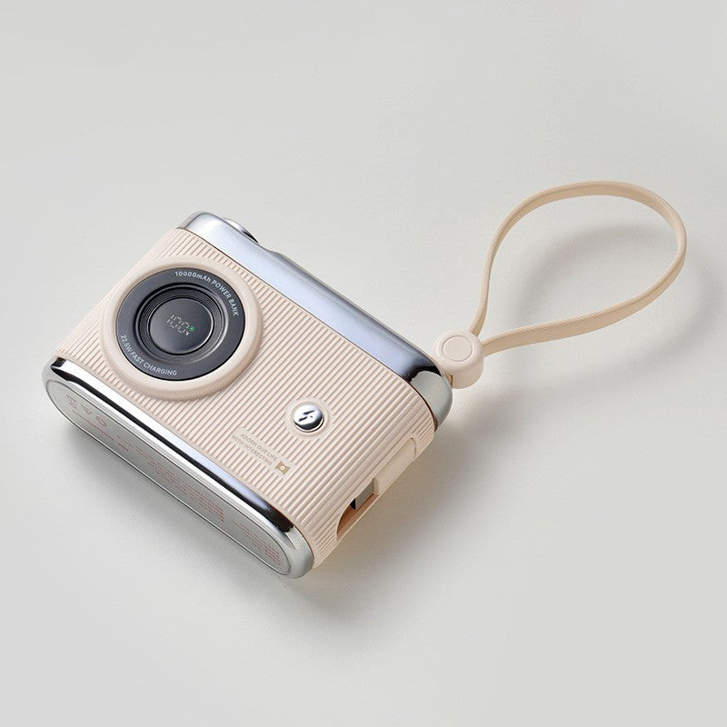 Sandsberg | 10000mAh Kompakte Tragbare Powerbank Mit Integrierten Kabeln