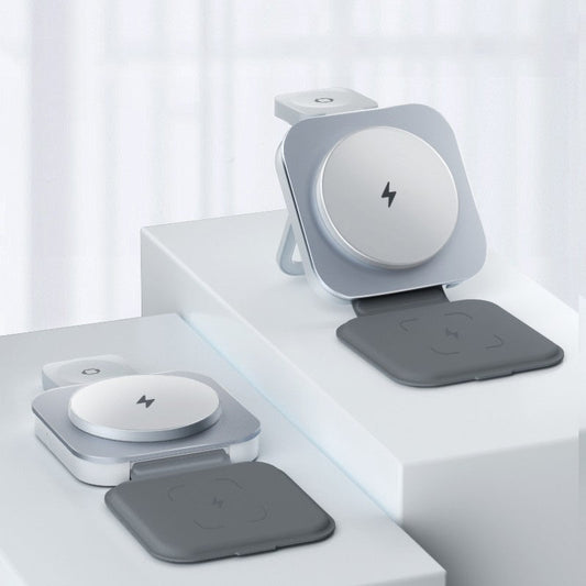 Sandsberg | Drei-in-Eins Faltbarer Magnetischer Kabelloser Ladehalter