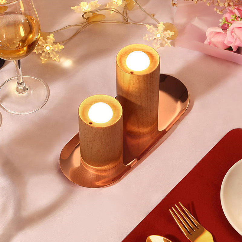 Sandsberg | Holzbearbeitungs Kreativ Kerzenlicht Luftstrom Blasregelung Nachtlicht