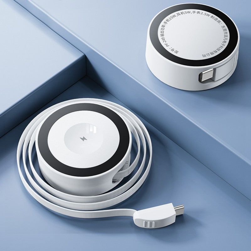 Sandsberg | 3-in-1 tragbares magnetisches kabelloses Ladegerät