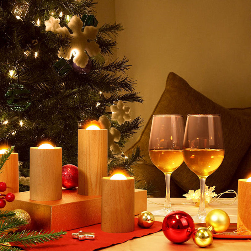 Sandsberg | Holzbearbeitungs Kreativ Kerzenlicht Luftstrom Blasregelung Nachtlicht