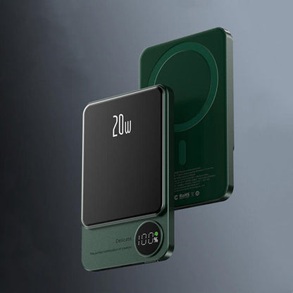 Sandsberg | 10000mAh Mini tragbare LED Digitalanzeige Magnet schnelles Lade-Powerbank