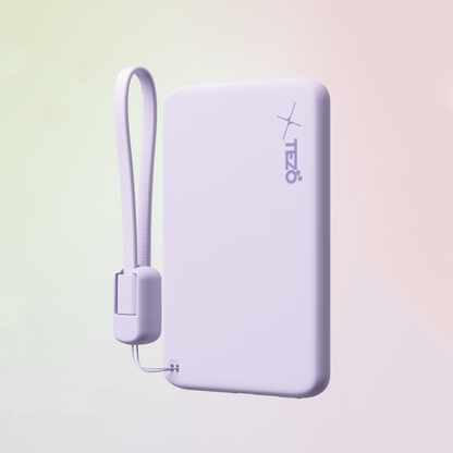 Sandsberg | Ultra-Dünne Farbige Magnetische Lade-Powerbank Mit Eingebautem Lanyard