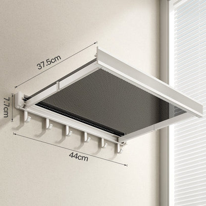 Sandsberg | Unsichtbares faltbares nicht durchstechendes wandmontiertes Lageregal