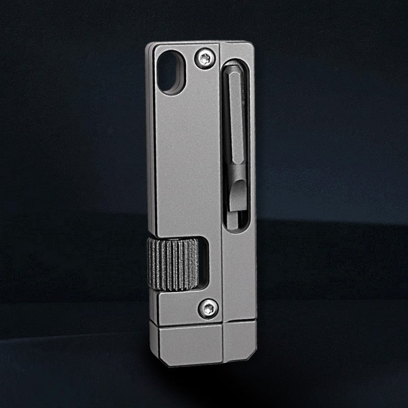 Sandsberg | Multifunktionaler Titanlegierungsschraubenschlüssel-Schraubendreher-Schlüsselanhänger