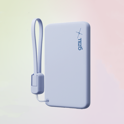 Sandsberg | Ultra-Dünne Farbige Magnetische Lade-Powerbank Mit Eingebautem Lanyard