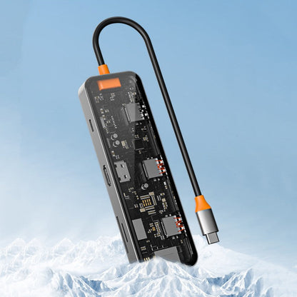 Sandsberg | Acht-in-Eins Multi-Interface Transparent Erweiterungsdock