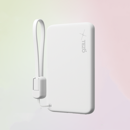 Sandsberg | Ultra-Dünne Farbige Magnetische Lade-Powerbank Mit Eingebautem Lanyard