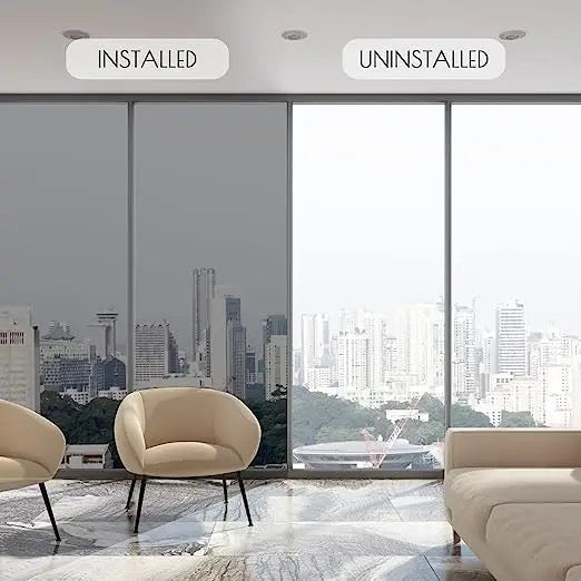 Fenster Privatsphäre Tönungsfolie, Anti-UV-Sonnenschutz Wärme Control Reflexionsfolie, Fenster Kühlfolienaufkleber