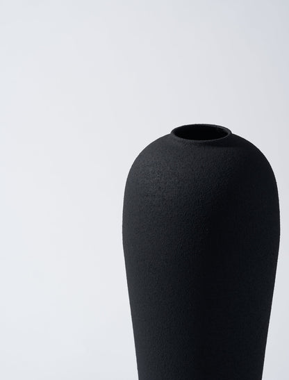 Sandsberg | Lola Vase - Texturiertes Schwarz