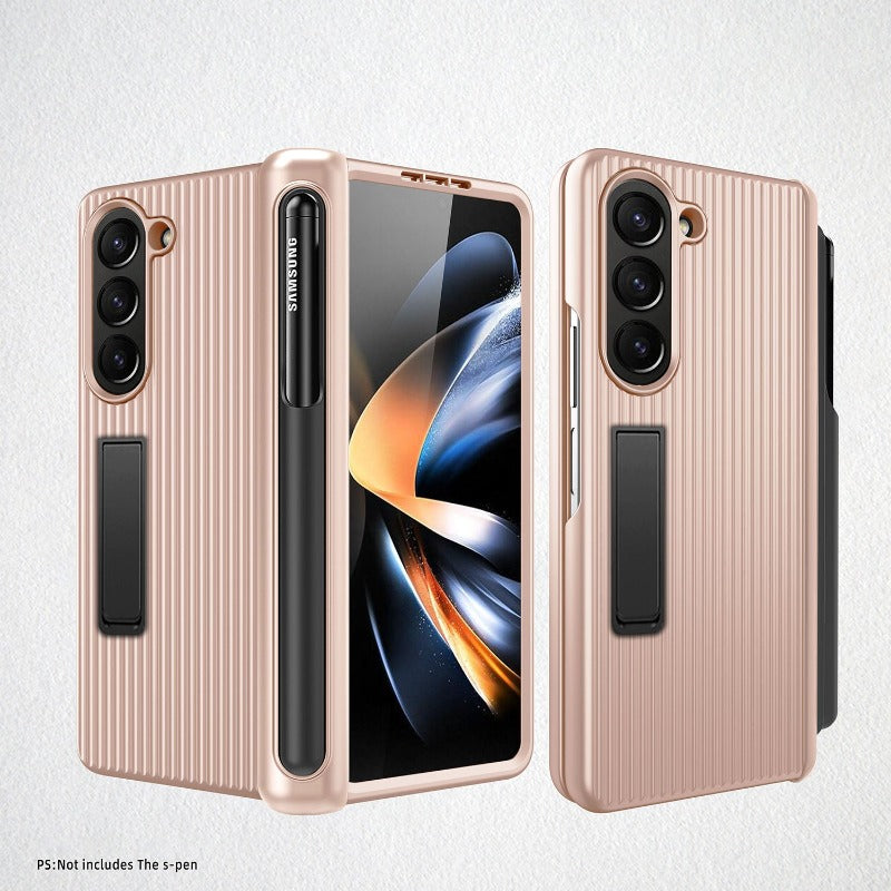 Scharnierpanzerung Robuste Telefonhülle mit Frontglas für Samsung Galaxy Z Fold 5 4
