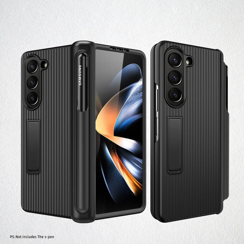 Scharnierpanzerung Robuste Telefonhülle mit Frontglas für Samsung Galaxy Z Fold 5 4