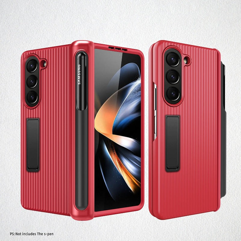 Scharnierpanzerung Robuste Telefonhülle mit Frontglas für Samsung Galaxy Z Fold 5 4
