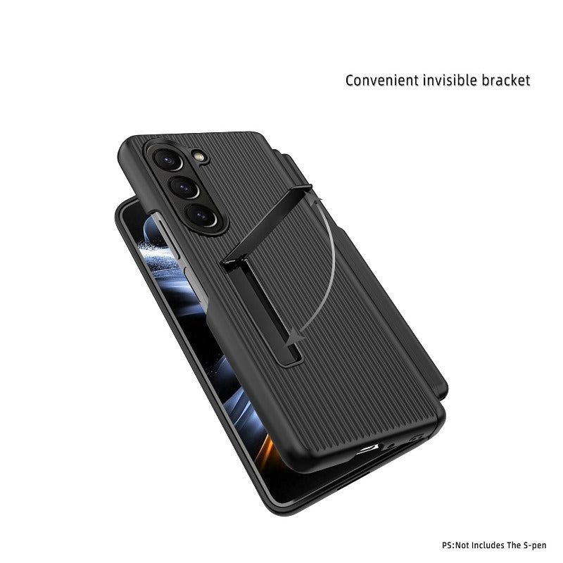 Scharnierpanzerung Robuste Telefonhülle mit Frontglas für Samsung Galaxy Z Fold 5 4