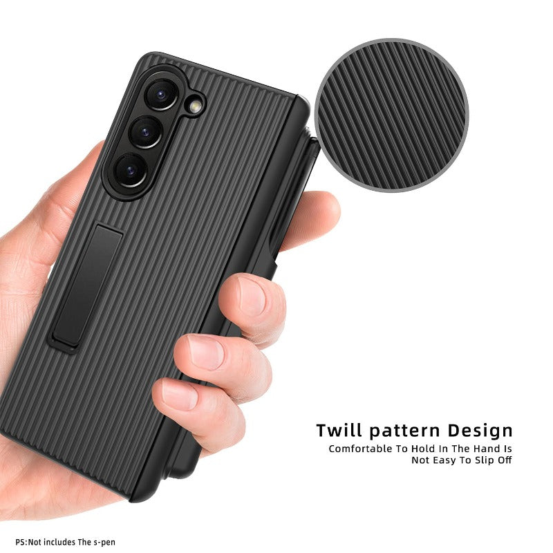 Scharnierpanzerung Robuste Telefonhülle mit Frontglas für Samsung Galaxy Z Fold 5 4