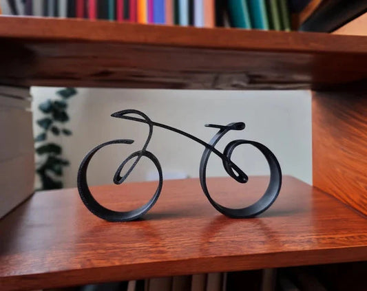 Ästhetische Fahrradskulptur Dekoration