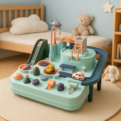 Sandsberg | Abenteuer-Spielzeugauto-Set für Kinder – 4-teiliges Lernspielset