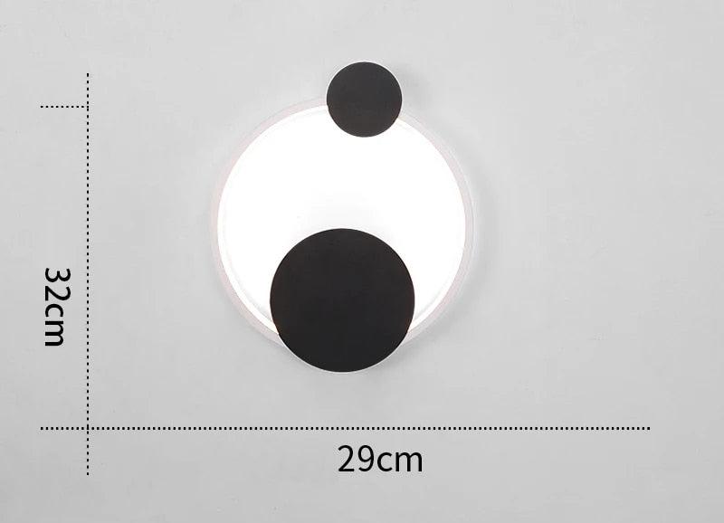 Moderne LED-Wandleuchte im kreativen Design – Dekorative Beleuchtung für Wohnzimmer und Flur