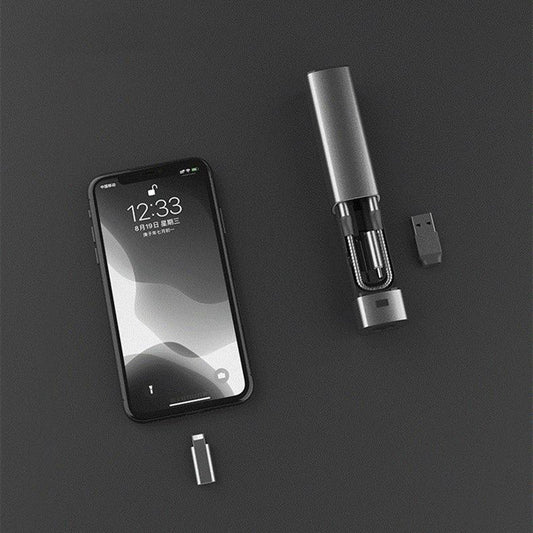 Sandsberg | 6-in-1 Kabelorganizer mit Mini-Taschenlampe und Notstrombank