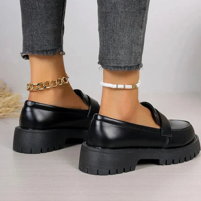 Orthopedische mocassins voor dames met satijnen kruisje