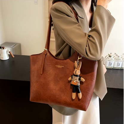 Sandsberg | Mirella | Klassische Damen-Shopper-Tasche mit Charme – Elegant, Geräumig & Zeitlos