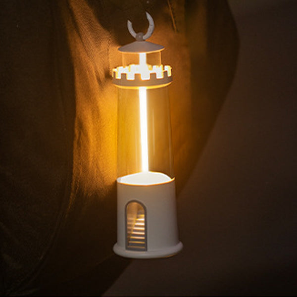 Zeitgenössische kreative Zylinder-Leuchtturmform ABS PC FPC LED Außenlicht für den Garten