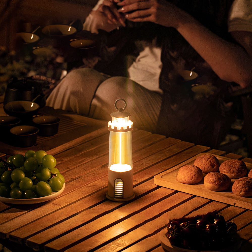 Zeitgenössische kreative Zylinder-Leuchtturmform ABS PC FPC LED Außenlicht für den Garten