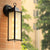 Moderne Minimalistische Quadrat Rechteck Rund Glas Aluminium 1-Licht Wandleuchte Lampe Für Garten