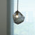 Modern Minimalist Metall Glas Eiswürfel 1-Licht Pendelleuchte für Nachtisch