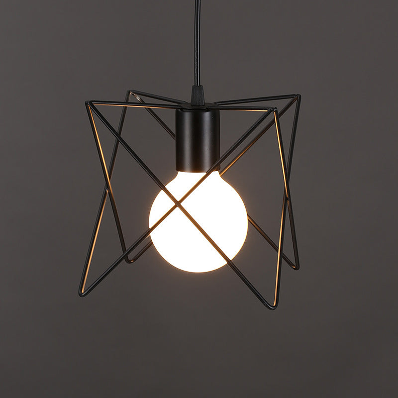 skandinavische Sternkäfig Eisen 1/3 Licht Pendelleuchte für das Esszimmer