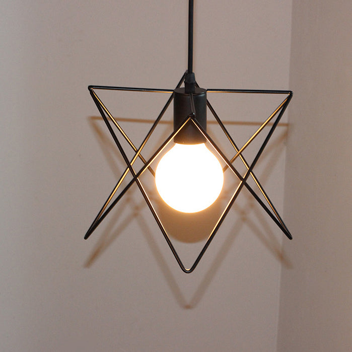 skandinavische Sternkäfig Eisen 1/3 Licht Pendelleuchte für das Esszimmer