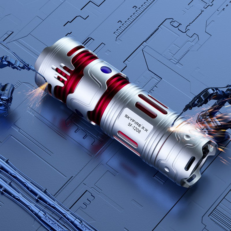 Sandsberg | Hochintensive wiederaufladbare superhelle Fingerspitzen-Gyro-Taschenlampe