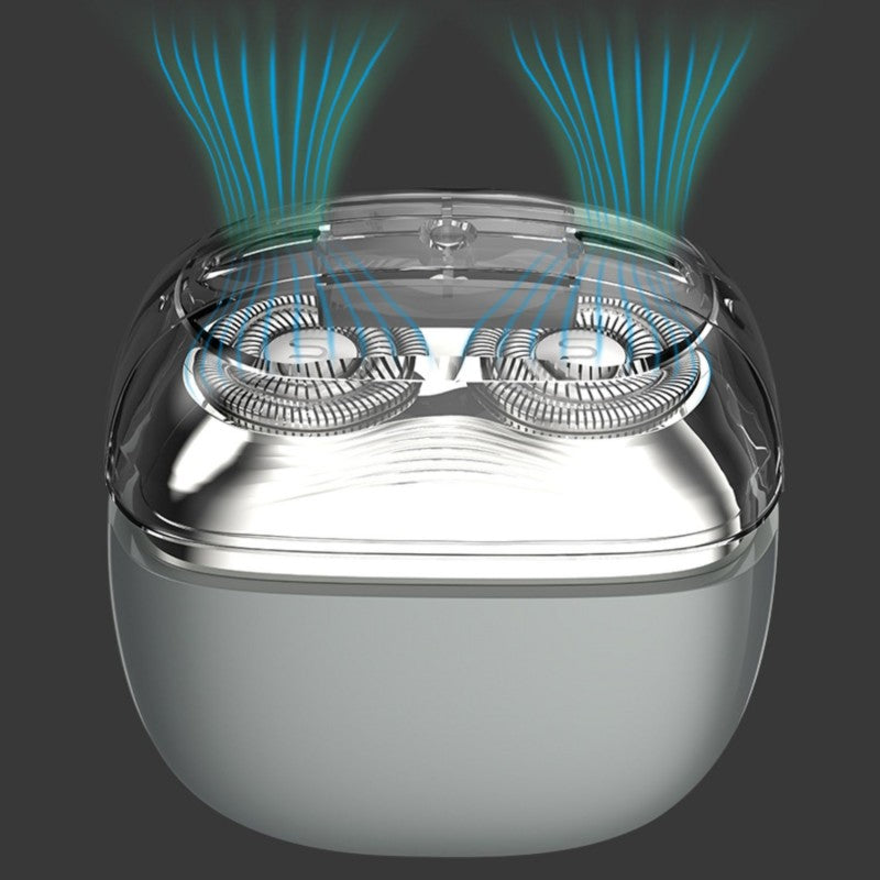 Sandsberg | Mini wiederaufladbarer Ganzkörper waschbarer Dual-Klingen Rasierer