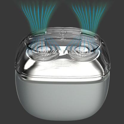 Sandsberg | Mini wiederaufladbarer Ganzkörper waschbarer Dual-Klingen Rasierer