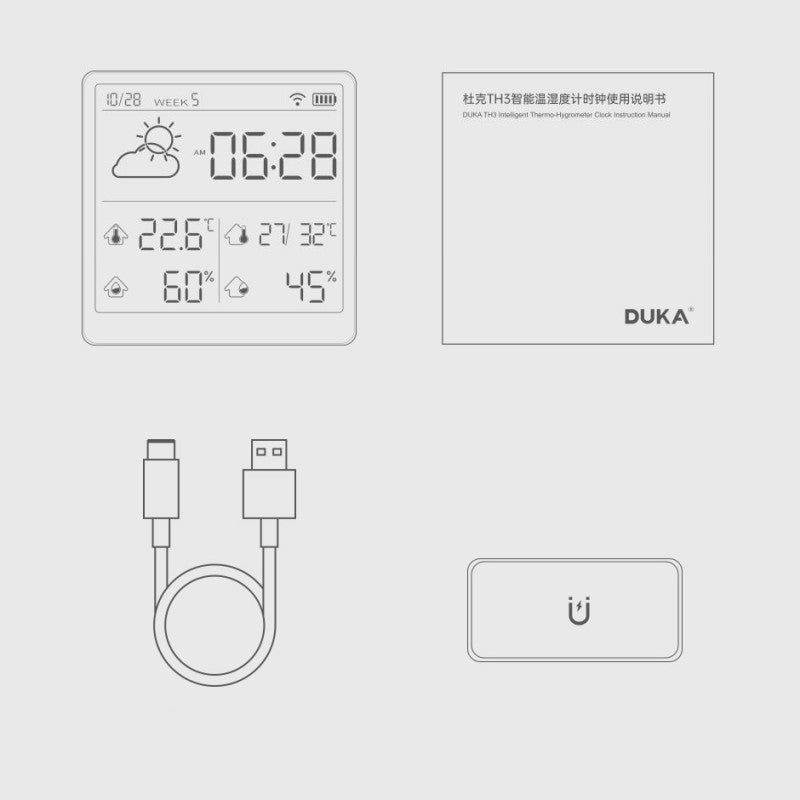 Sandsberg | Home Präzisionskleber und stehendes Thermohygrometer
