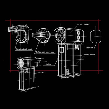 Sandsberg | Handheld Hochgeschwindigkeits Turbine Elektrischer Luftbläser