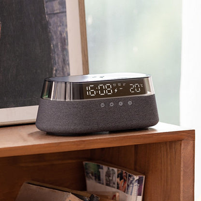 Sandsberg | Nachtlicht drahtloses Lade-Alarmsignal Retro Bluetooth Lautsprecher