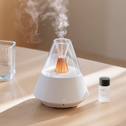 Sandsberg | Mist-Luftbefeuchter mit schlafförderndem Kerzenlicht-Aromatherapie