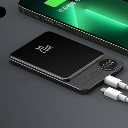 Sandsberg | 10000mAh Mini tragbare LED Digitalanzeige Magnet schnelles Lade-Powerbank