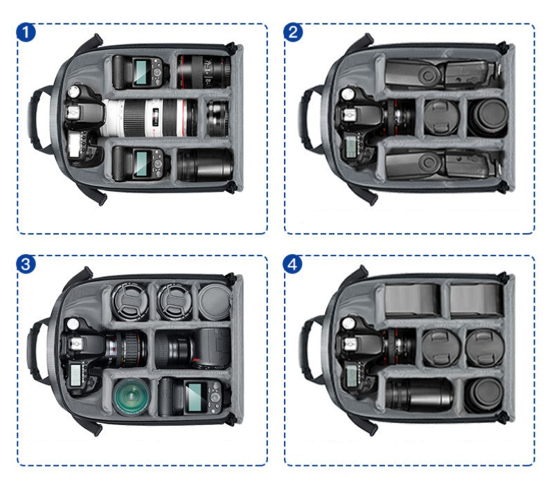 Sandsberg | Outdoor Praktischer Doppelschulter Kamera Aufbewahrung Rucksack