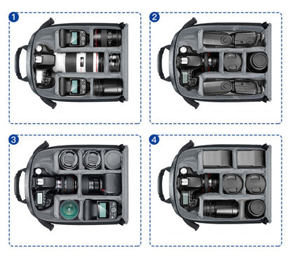 Sandsberg | Outdoor Praktischer Doppelschulter Kamera Aufbewahrung Rucksack