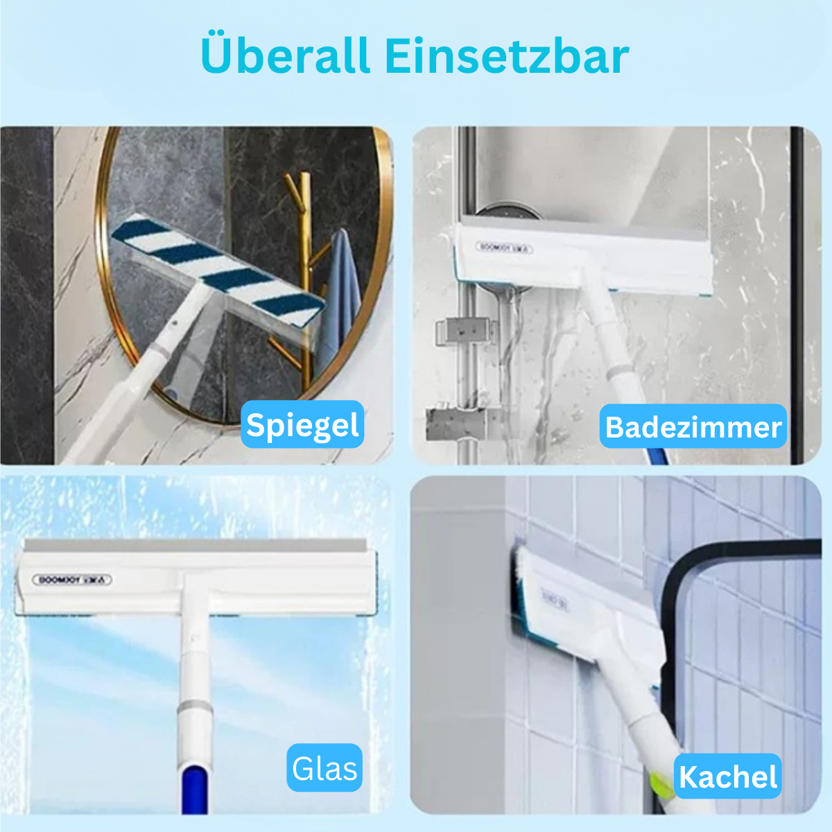 Funktioneller & Moderner 3 in 1 Fensterreiniger