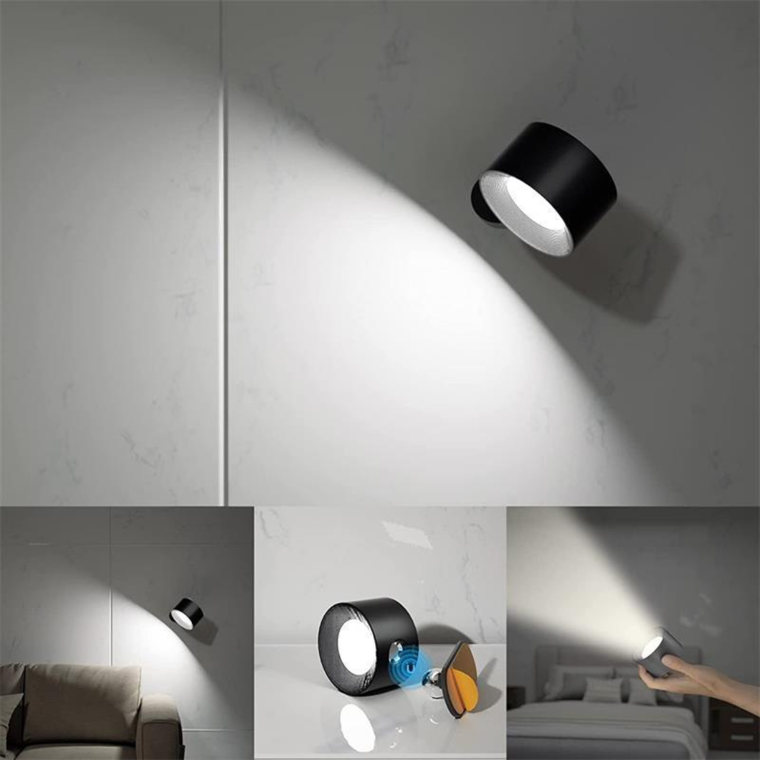Sandsberg – kabellose Wandlampe