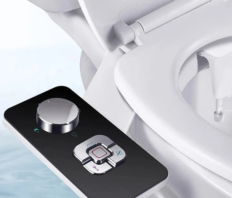 DELUXE | Ultra-dünne Bidet-Toilettensitzbefestigung | Hygienische persönliche Pflege